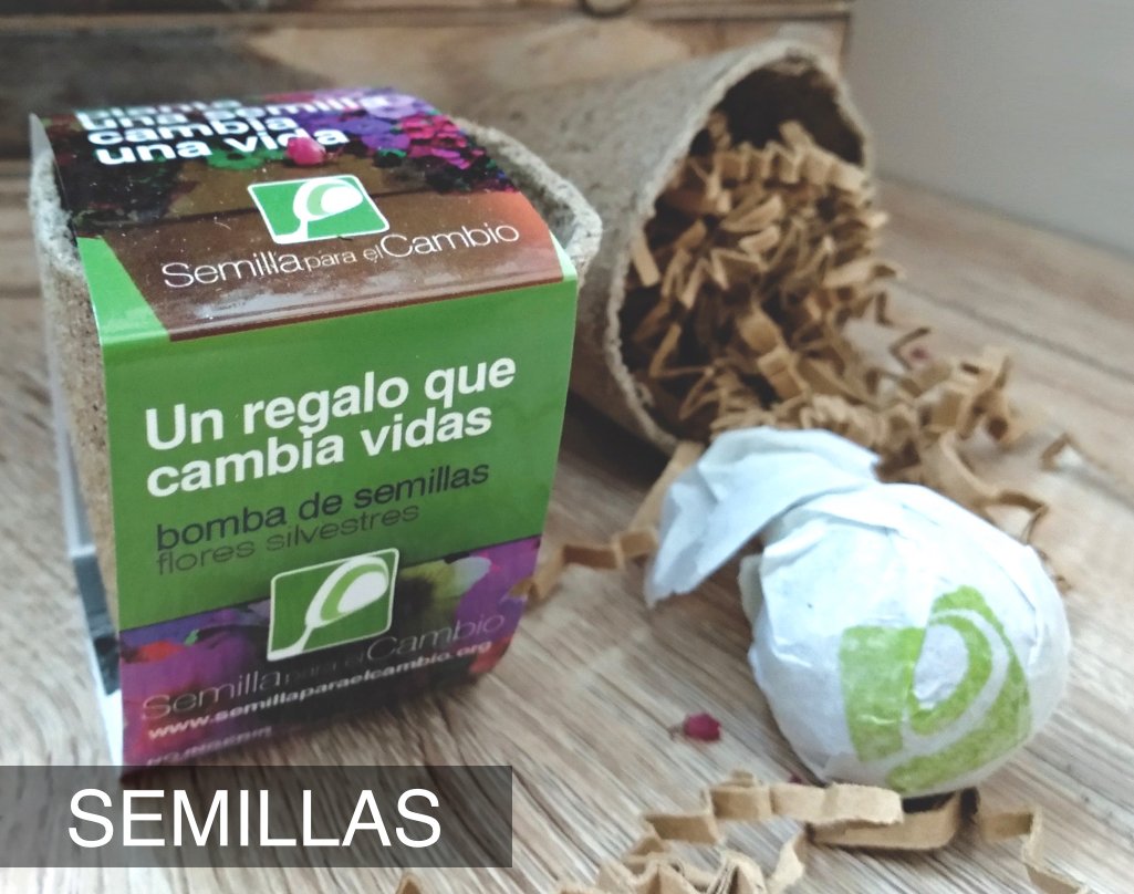 Regalos solidrios - Semillas - Semilla para el cambio