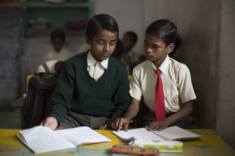 Educación - slums -India - Semilla para el Cambio